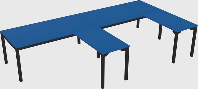 L-shaped desk