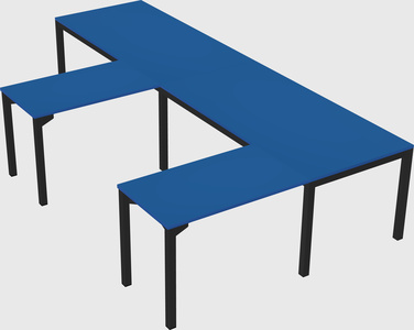 L-shaped desk