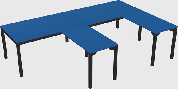 L-shaped desk