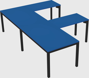 L-shaped desk