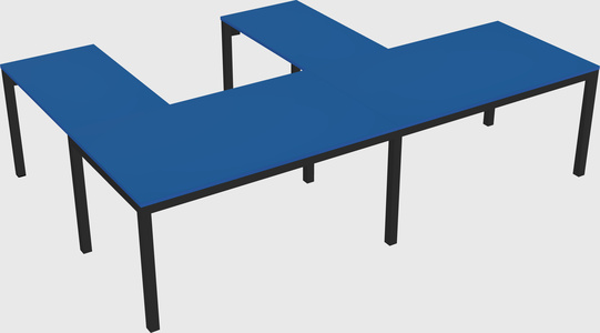 L-shaped desk