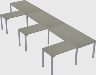 L-shaped desk