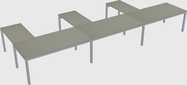 L-shaped desk