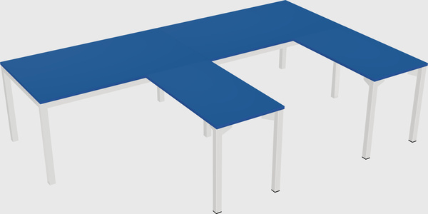 L-shaped desk
