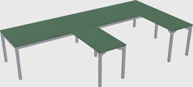 L-shaped desk