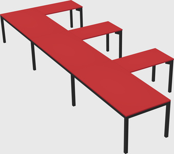 L-shaped desk