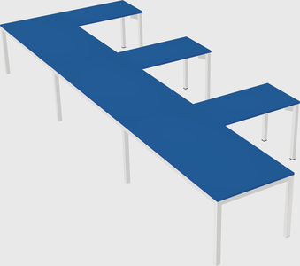 L-shaped desk