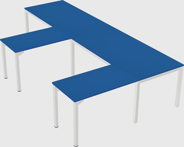 L-shaped desk
