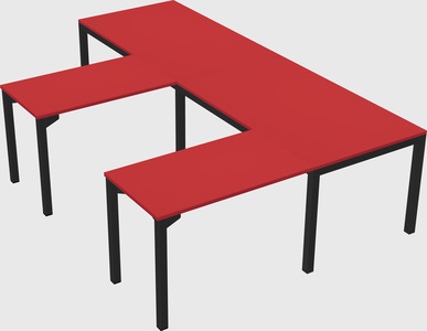 L-shaped desk