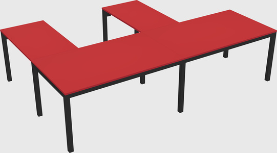 L-shaped desk