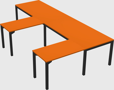 L-shaped desk