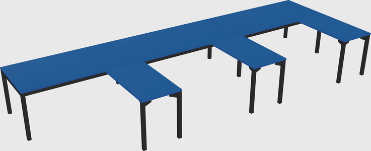 L-shaped desk