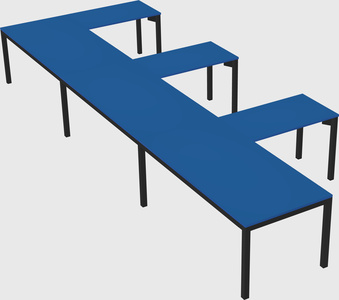 L-shaped desk