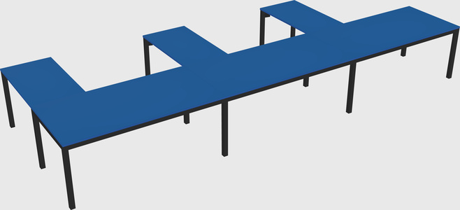 L-shaped desk