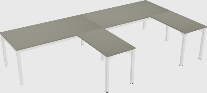 L-shaped desk