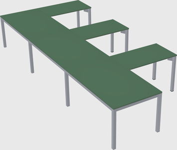 L-shaped desk