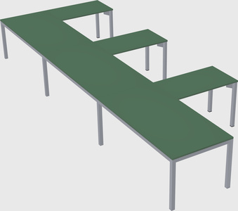 L-shaped desk