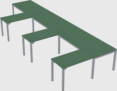 L-shaped desk