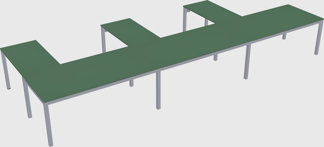 L-shaped desk