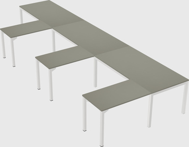 L-shaped desk