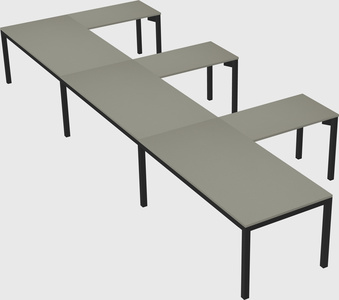 L-shaped desk