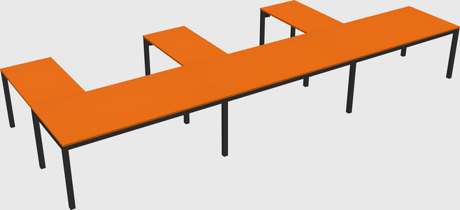 L-shaped desk