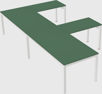 L-shaped desk