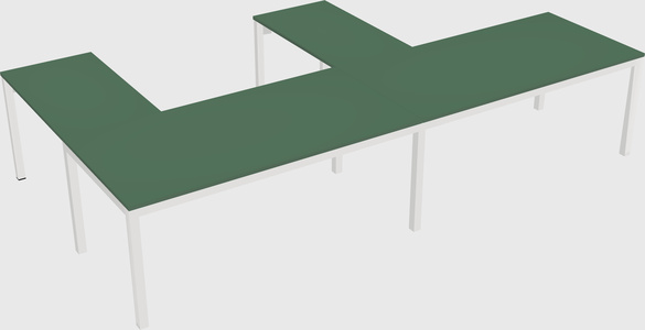 L-shaped desk
