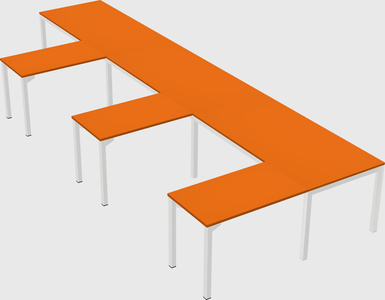 L-shaped desk
