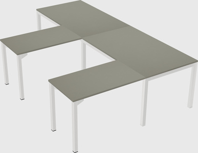 L-shaped desk