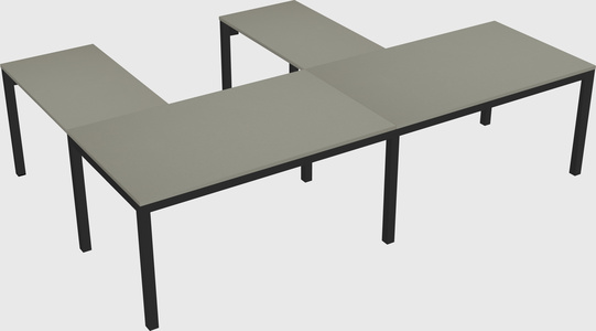 L-shaped desk