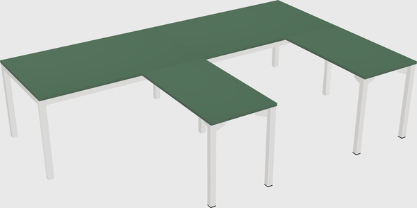 L-shaped desk