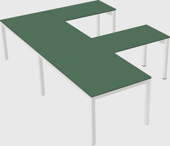 L-shaped desk