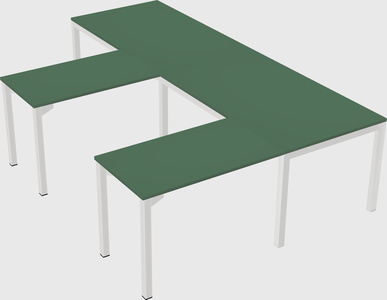 L-shaped desk