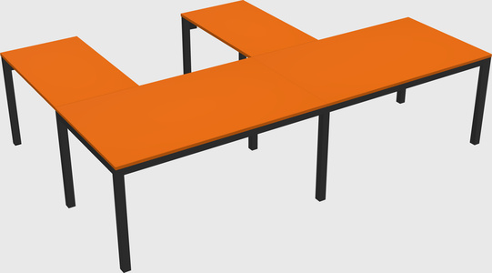 L-shaped desk