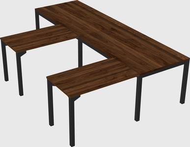 L-shaped desk