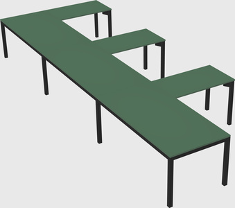 L-shaped desk