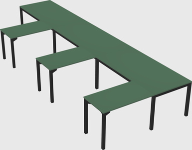 L-shaped desk