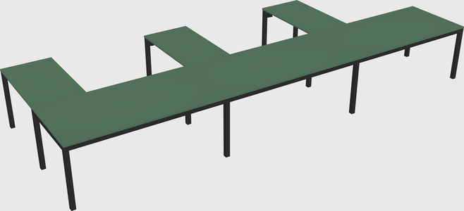 L-shaped desk