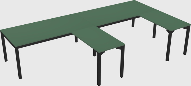 L-shaped desk