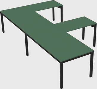 L-shaped desk