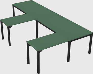 L-shaped desk