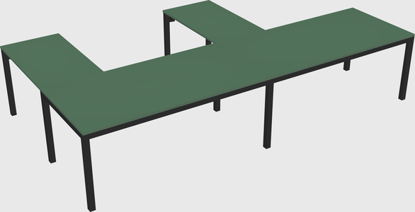 L-shaped desk