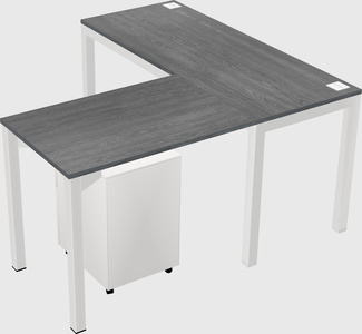 L-shaped desk