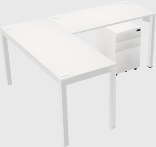 L-shaped desk
