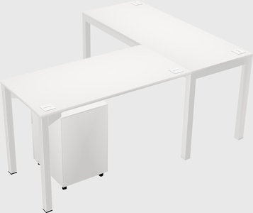 L-shaped desk