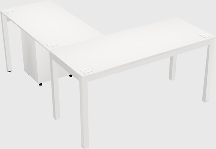 L-shaped desk