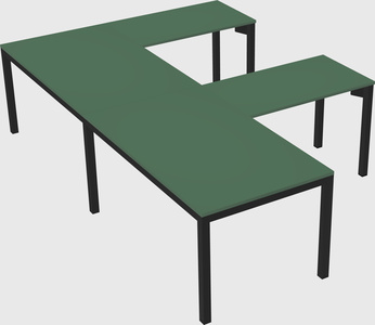 L-shaped desk