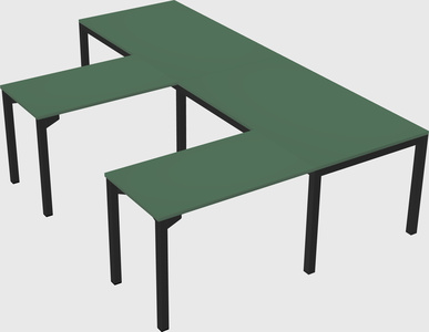 L-shaped desk