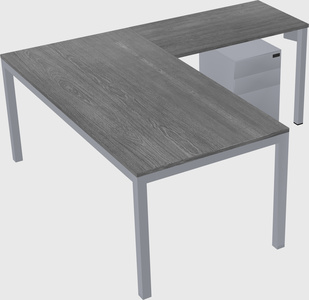 L-shaped desk